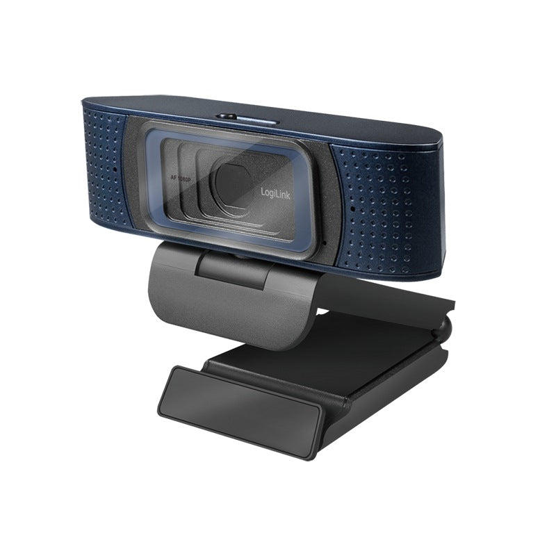 CAMERA WEB LOGILINK senzor.1080p Full-HD cu rezolutie video 1920x1080; unghi vizualizare 80grade, pivotare 90grade, rotatie 180grade,mic dual, autofocus,cablu 1.6m, "UA0379"