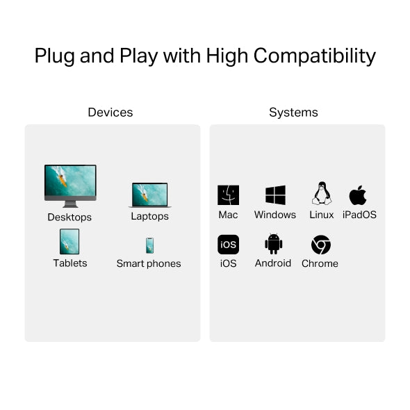 CARD READER extern TP-Link, interfata USB Type-C, citeste/scrie: SD si microSD, suporta carduri maxim 1 TB, lungime cablu 15 cm, metalic, gri "UA430C"