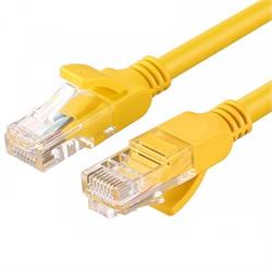 PATCH CORD UTP Ugreen Cat5e, "NW103" fire din cupru, viteza maxima 100 Mbps, 1m, galben "11230" - 6957303882304