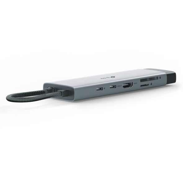 DOCKING STATION TP-Link, porturi USB: USB 3.0x3 + USB-C PDx1, USB-C x 1, 1 x HDMI, RJ-45 Gigabit x 1 conectare prin USB Type-C,lungime cablu 10 cm, gri, "UH9120C"