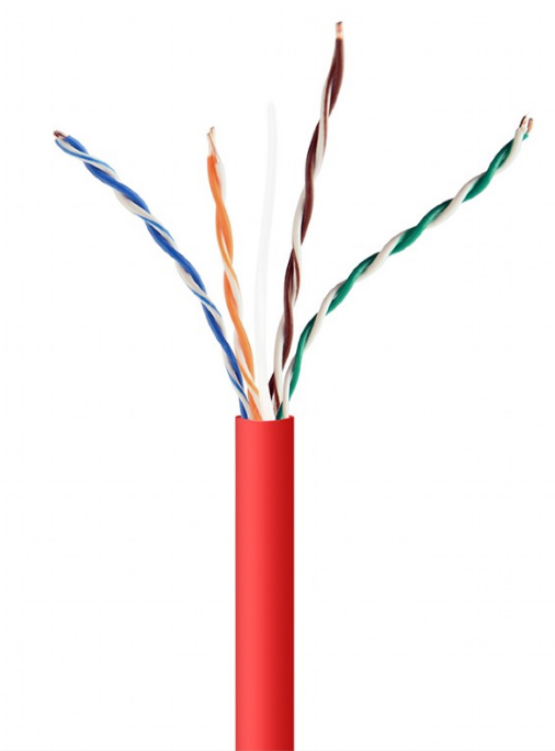 ROLA Cablu UTP Gembird, Cat5e, 305m, Cupru-Aluminiu, Solid, AWG24, red, 