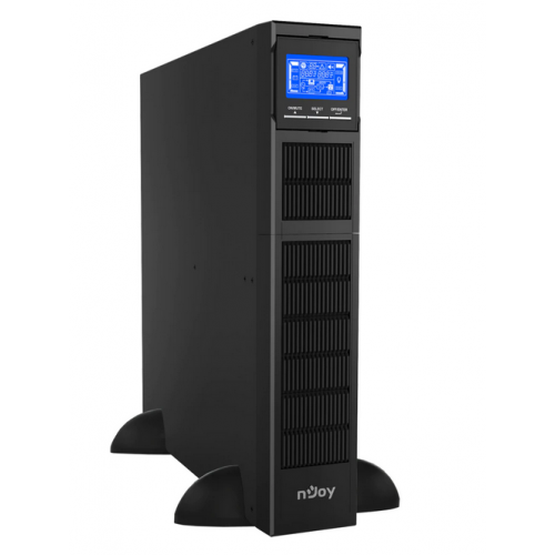 UPS Njoy "Balder 1000", Online, Tower/rack, 1000 W, fara AVR, IEC x 8, display LCD, back-up 11 - 20 min. "UPCMCOP110HBAAZ01B"