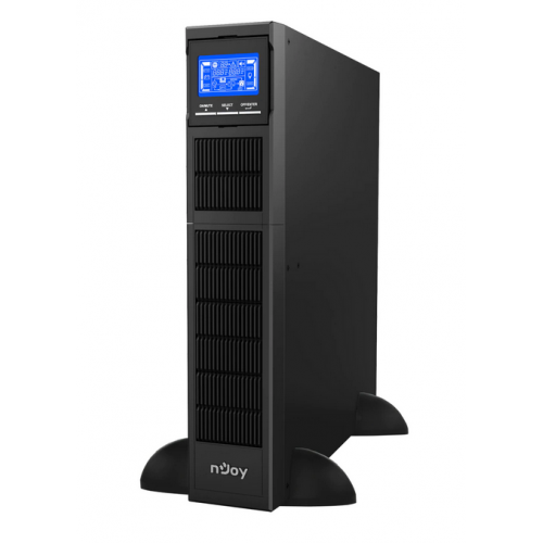 UPS Njoy "Balder 2000", Online, Tower/rack, 2000 W, AVR, IEC x 8, display LCD, back-up 11 - 20 min. "UPCMCOP120HBAAZ01B"