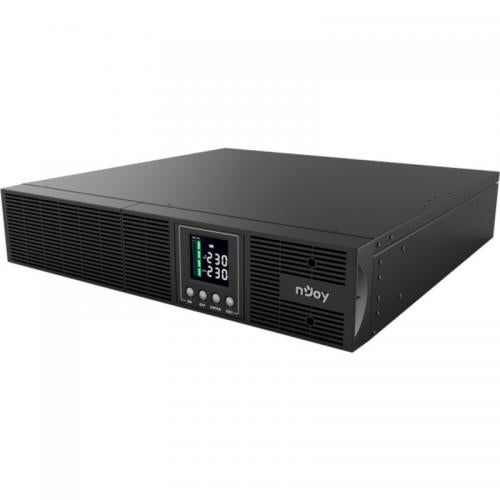 UPS Njoy "Aster 2000", Online, Tower/rack, 1800 W, fara AVR, IEC x 8, display LCD, back-up 11 - 20 min. "UPCMCOP920HASCG01B"