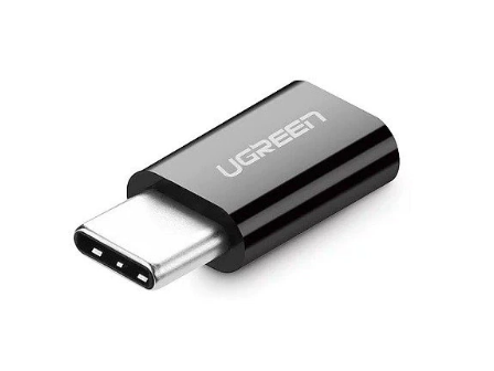 ADAPTOR Ugreen, "US157", USB Type-C(T) to micro USB(M), negru "30391" - 6957303833917