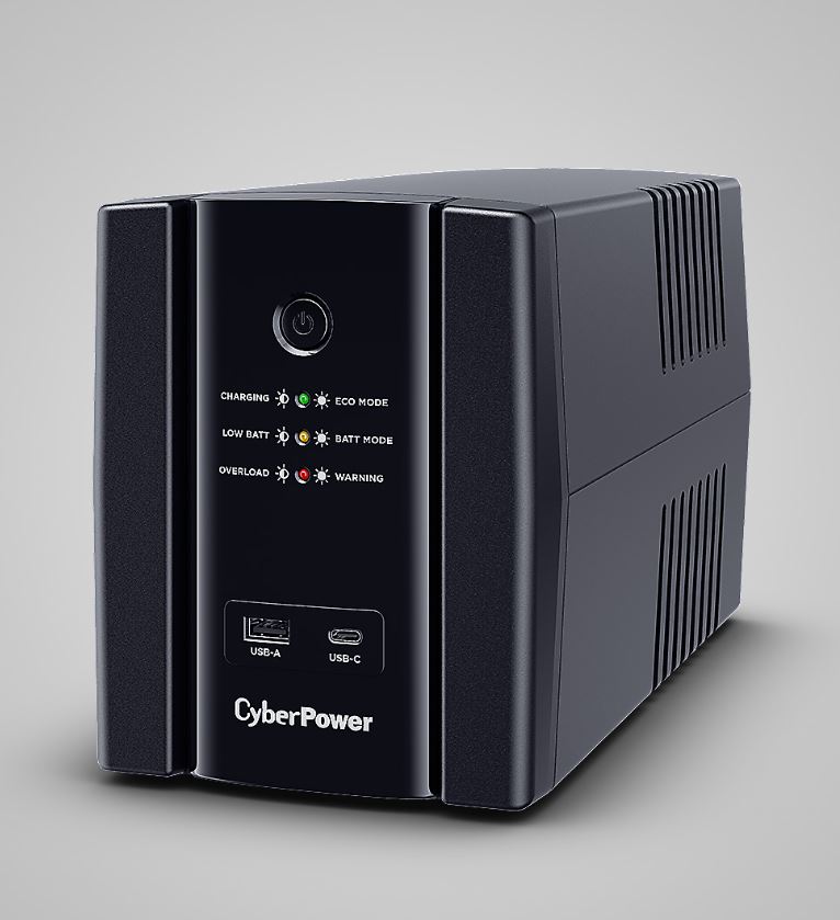 UPS CYBER POWER Line Int. cu manag,LED,2200VA/ 1320W, AVR, 4xShucko, indic. LED, 2xbaterie 12 V/9Ah,Backup 60-90 min, incarc. 8h, con. USB, RJ45, charg.:USB-A / USB-C "UT2200EG"