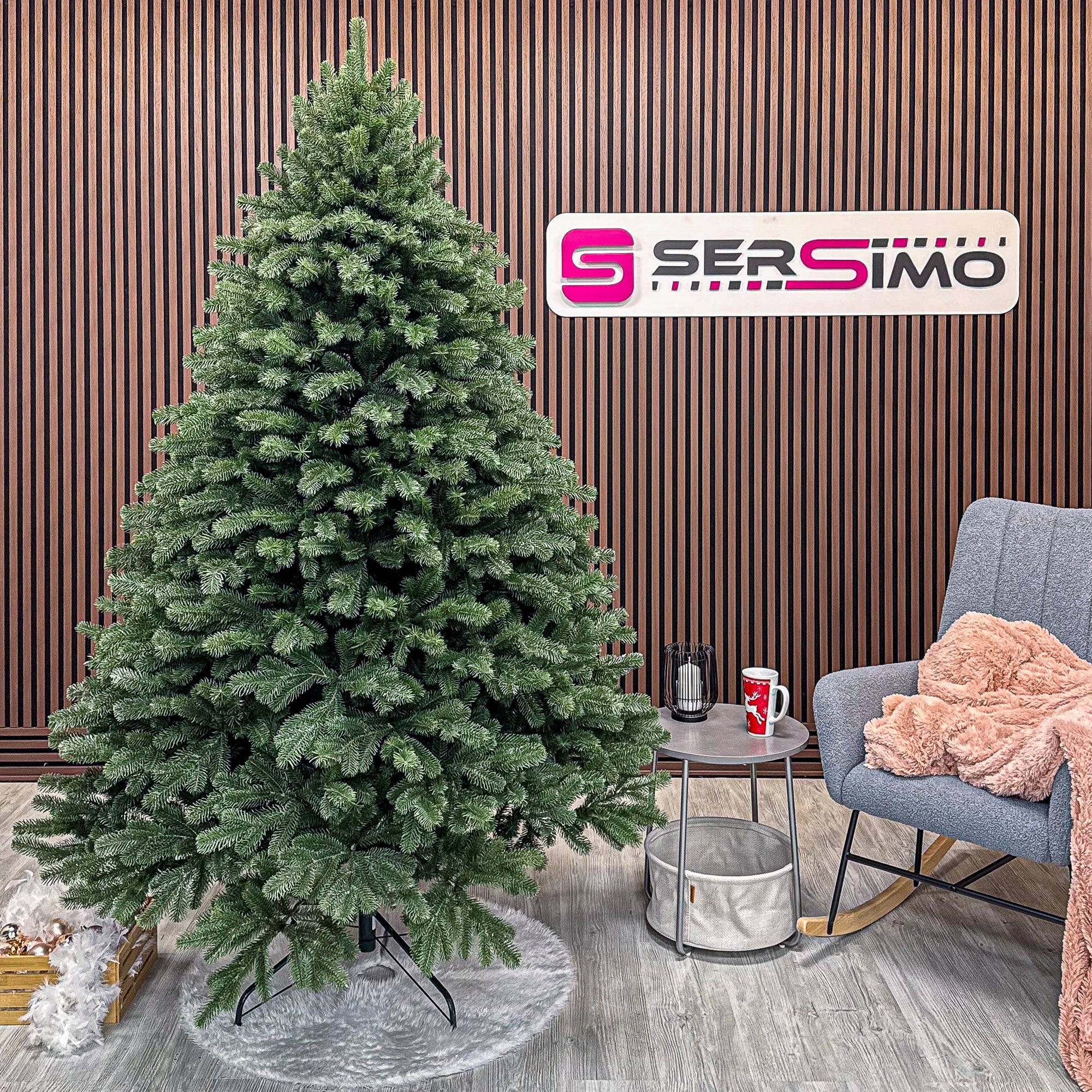 Brad artificial Christmas Deluxe by Sersimo, Versailles Select, integral 3D, 230 cm