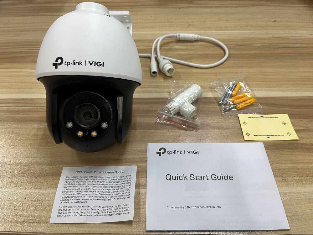 CAMERA IP TP-LINK VIGI, Pan Tilt, pt. exterior, dist. IR 30 m, tip lentila fixa 4 mm, 4 Mpx, 1 x RJ45 10/100M, carcasa plastic, POE, "VIGI C540(4mm)"