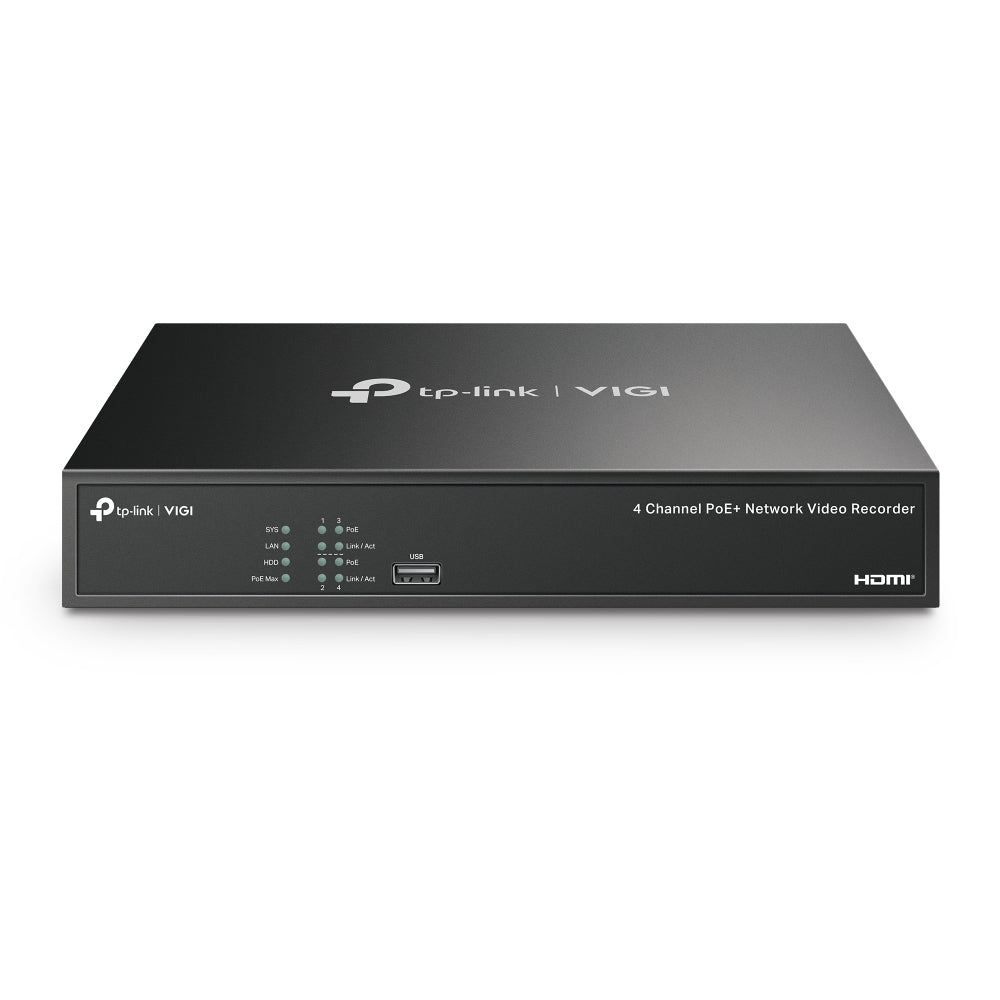 KIT VIGI 4MP Full-Color TP-Link Turret IPC & 4 Channel PoE+ NVR KIT + 2TB HDD "VIGI NK4P-T4425-2T"