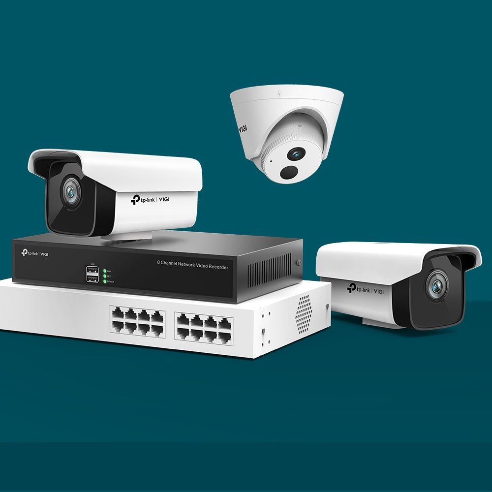 NVR TP-Link VIGI, 8 canale, capacitate max 10 TB, porturi HDMI | VGA | Retea RJ45 | 2 x USB 2.0, "VIGI NVR1008H"