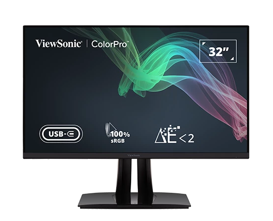 MONITOR LCD 32" IPS 4K/BLACK VP3256-4K VIEWSONIC "VP3256-4K"
