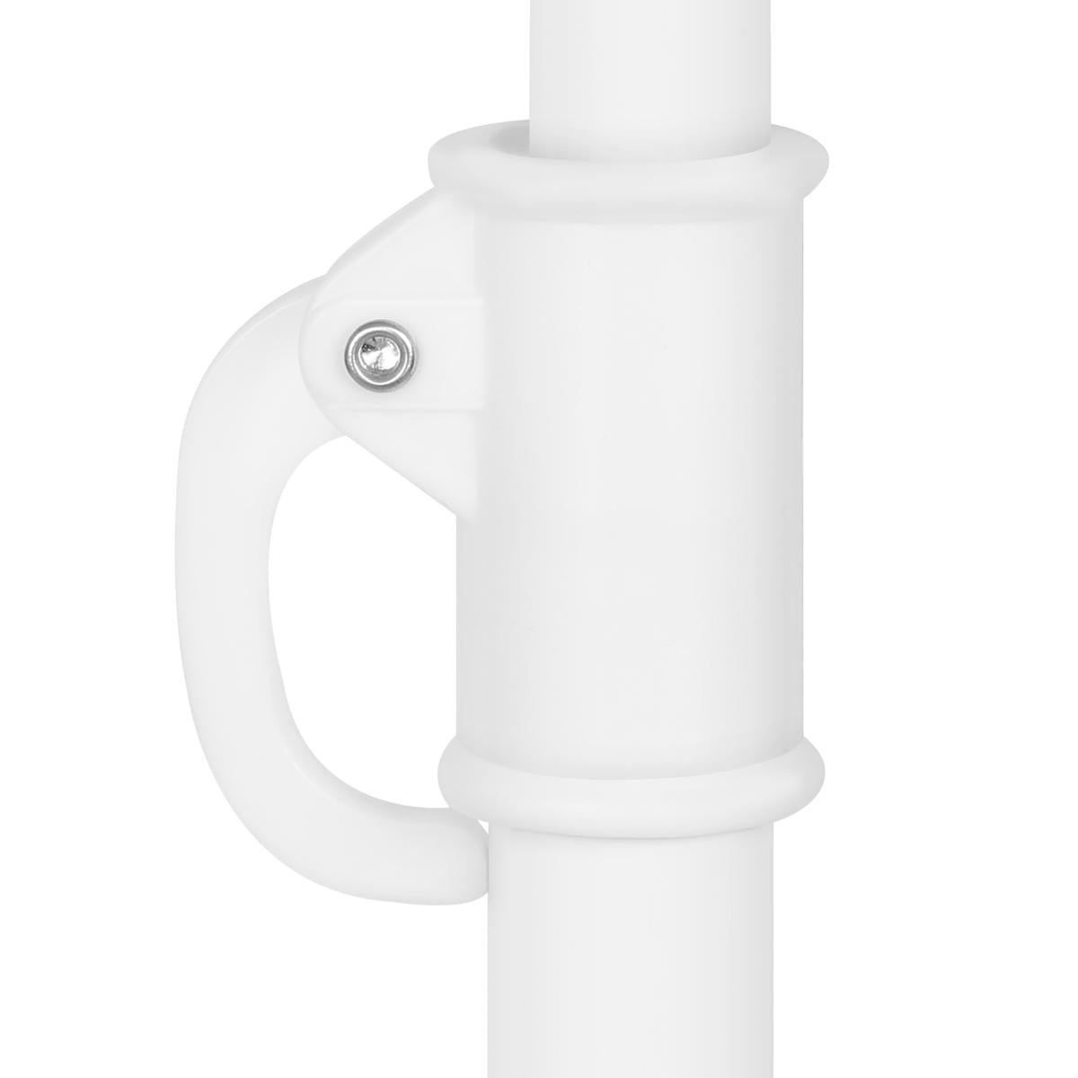 Umbrela plaja 180 cm cu imprimeu fructe, structura otel, reglabila pe inaltime si inclinare, multicolor