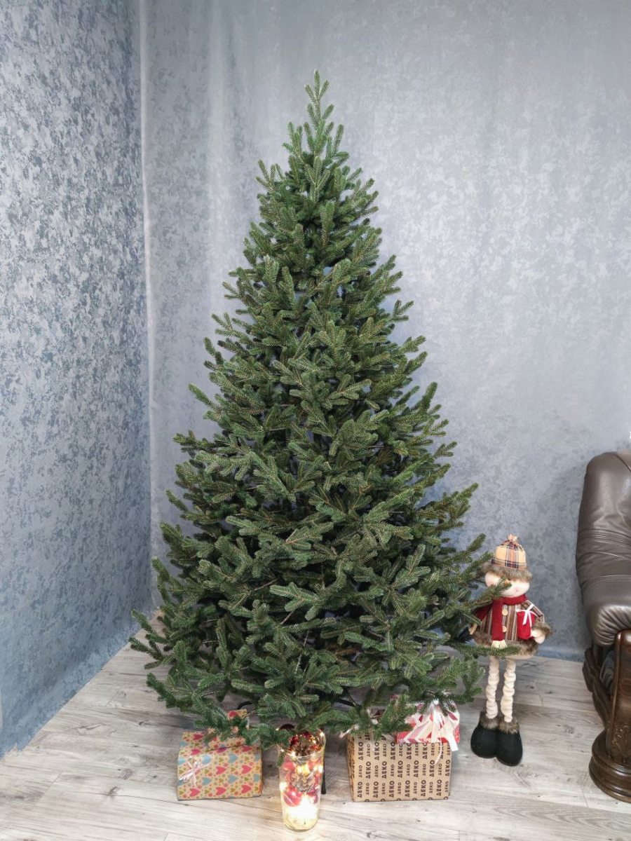Brad artificial Christmas Deluxe by Sersimo, Viena verde, 3D, 230cm