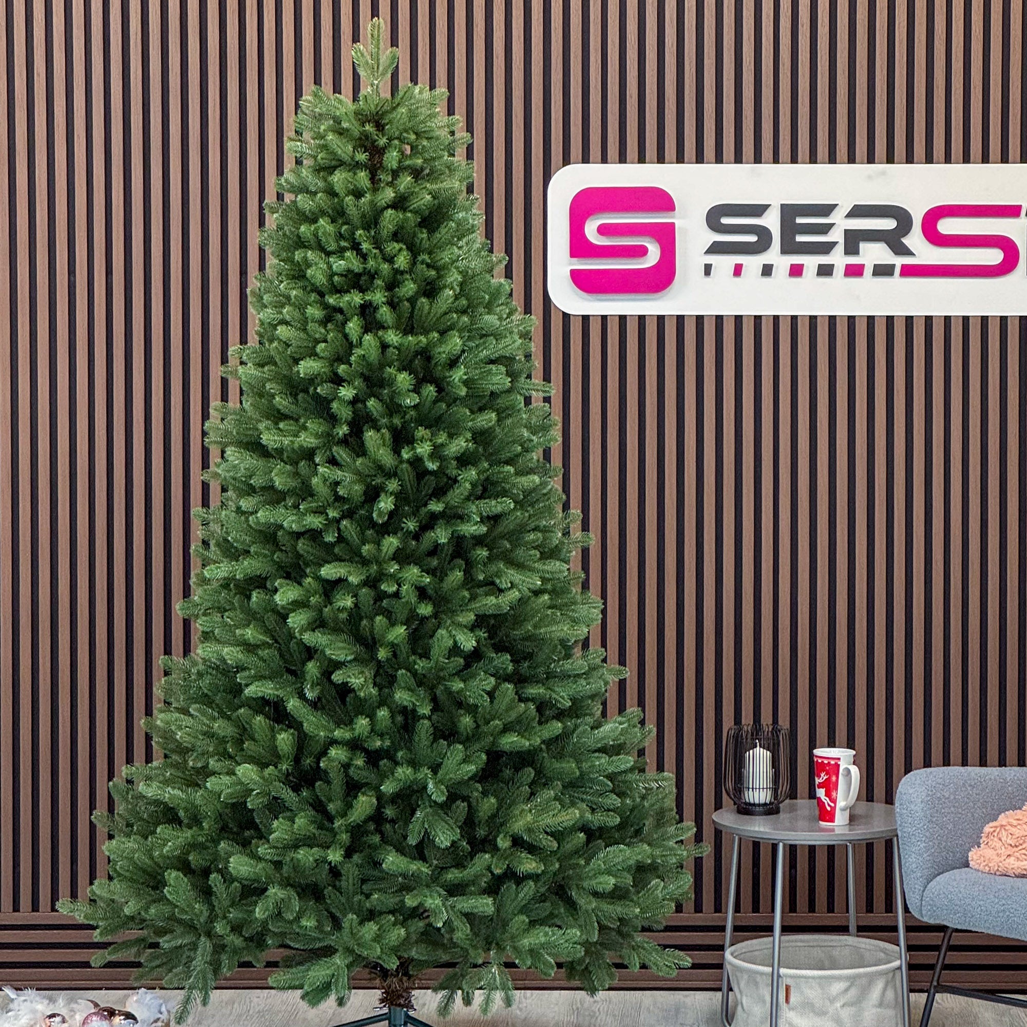 Brad artificial Sersimo, Viorisse Elite, verde, integral 3D, 220 cm
