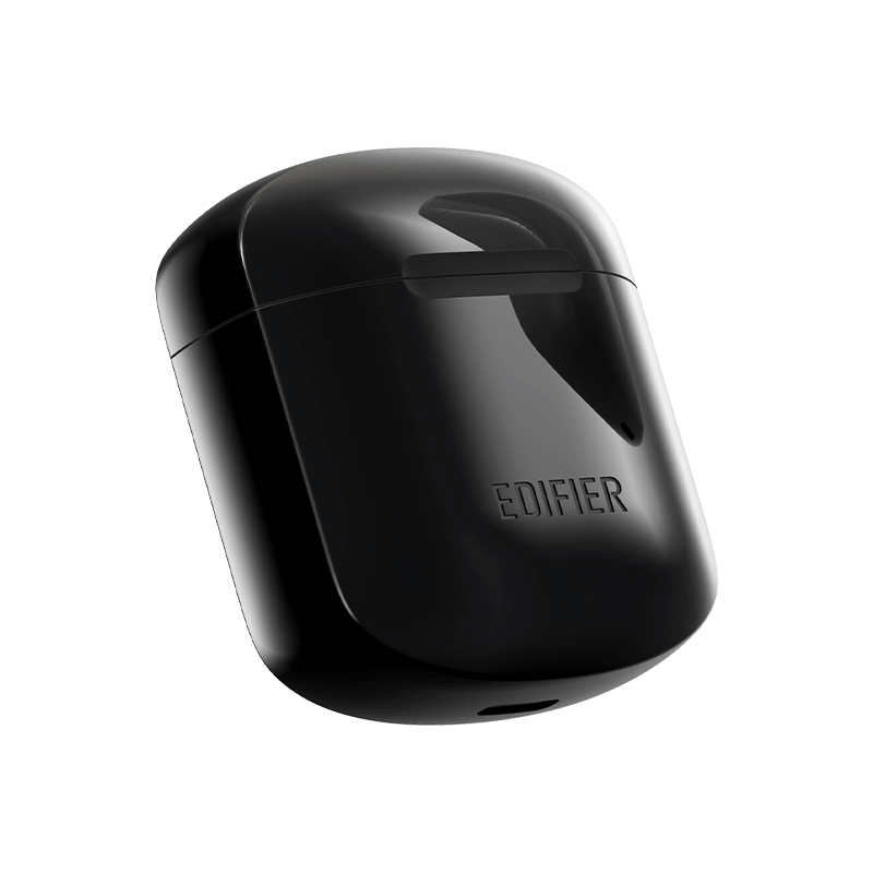 CASTI Edifier, wireless, intraauriculare - butoni, pt smartphone, microfon pe casca, conectare prin Bluetooth 5.4, IP54, USB-C, negru, "W200T-BK", (timbru verde 0.18 lei)
