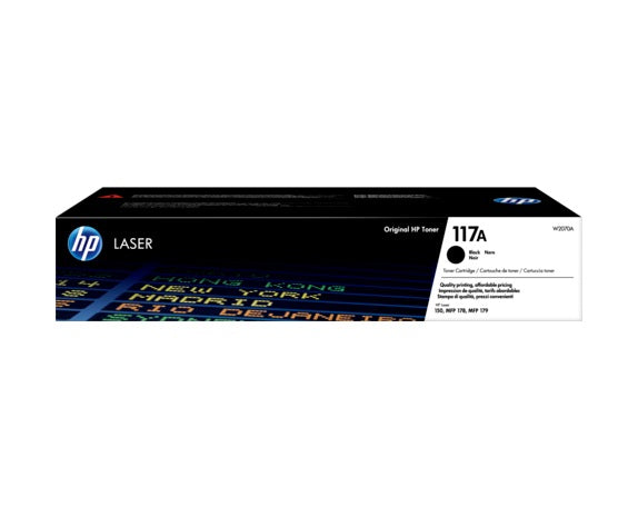 Toner Original HP Black, nr.117A, pentru Color LaserJet 150|MFP 178|179, 1K, , "W2070A"