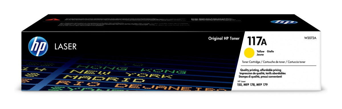 Toner Original HP Yellow, nr.117A, pentru Color LaserJet 150|MFP 178|179, 700, , "W2072A"