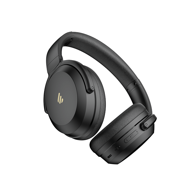 CASTI Edifier, wireless, standard, utilizare multimedia, smartphone, microfon pe casca, conectare prin Bluetooth 5.4, pliabile, ANC, USB-C, negru, "WH700NB-PRO-BK", (timbru verde 0.8 lei)
