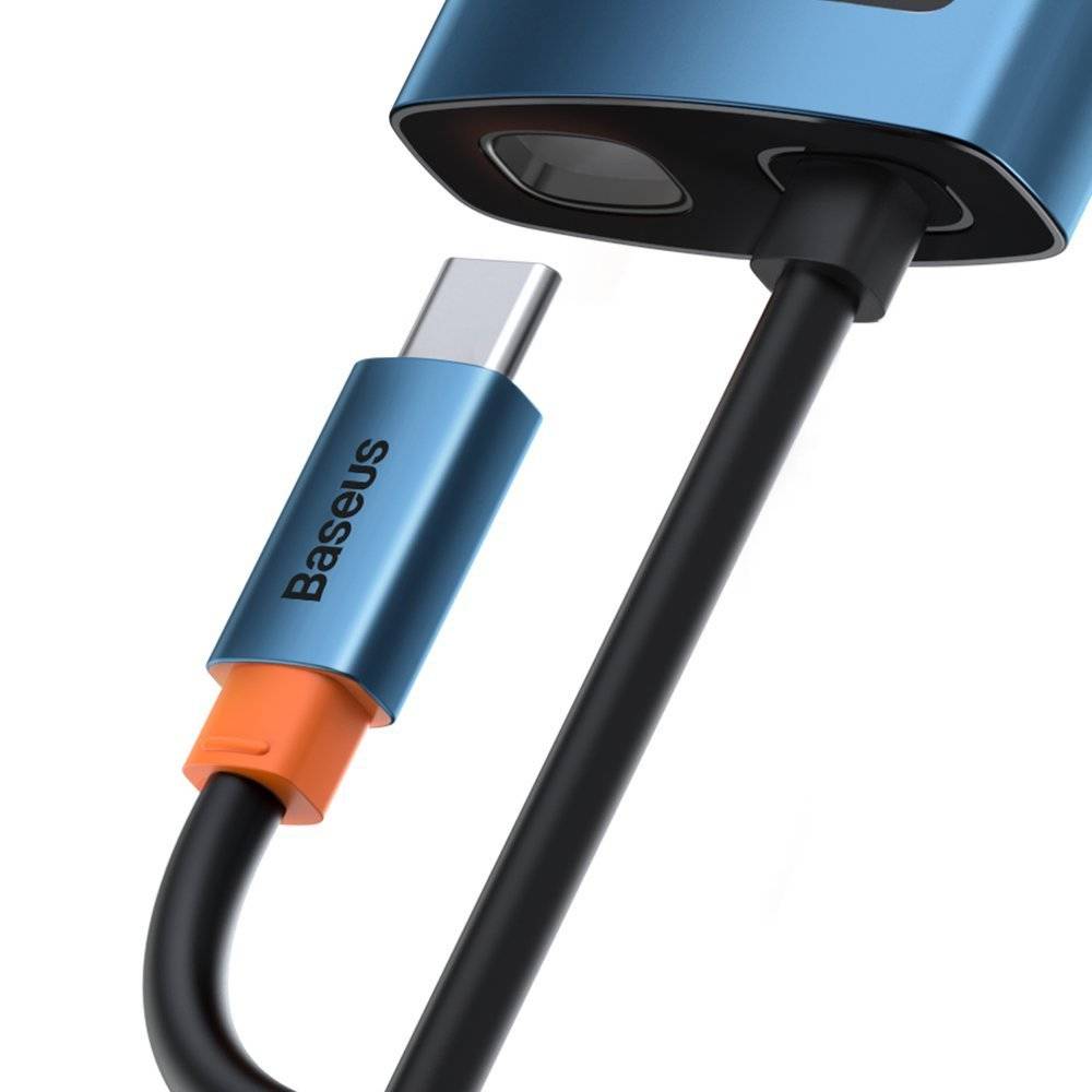 DOCKING Station Baseus Metal Gleam,conect PC USB Type-C,USB 3.0x3,USB-Cx1 PD 100W 5V/9V/14.5V/20V 5A (Max.),Gigabit