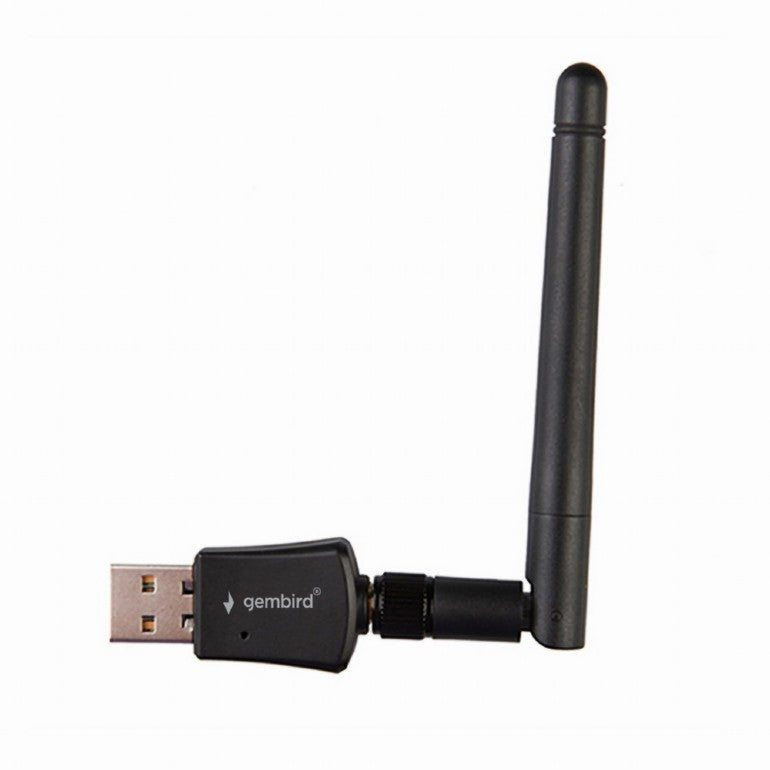 ADAPTOR RETEA GEMBIRD , extern, USB 2.0, suporta pana la 802.11n 300 Mbps, antena detasabila, "WNP-UA300P-02"