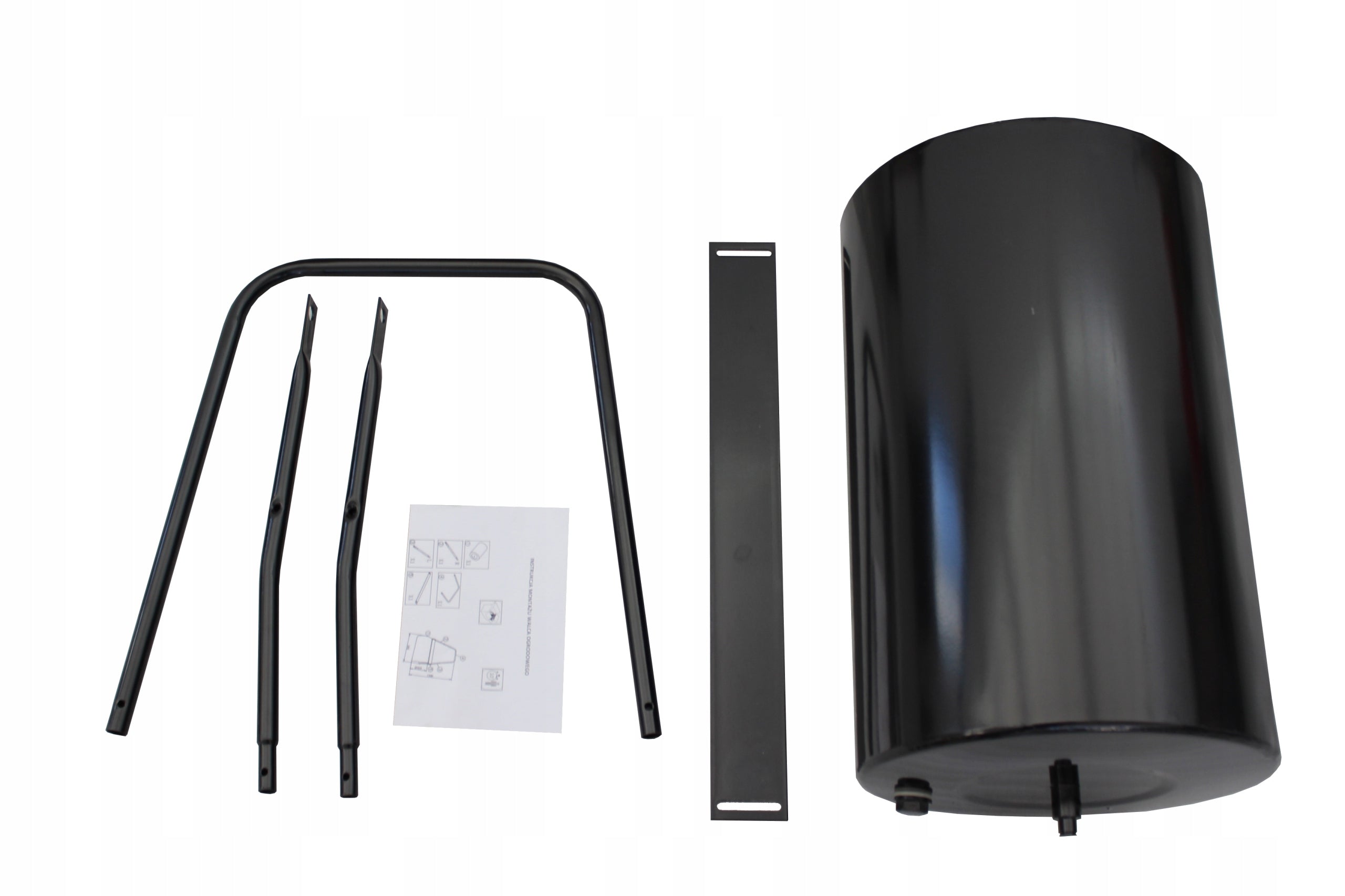 Rola manuala tavalug pentru nivelare gazon, metal, rezervor umplere apa sau nisip, latime lucru 42 cm, diametru 30 cm