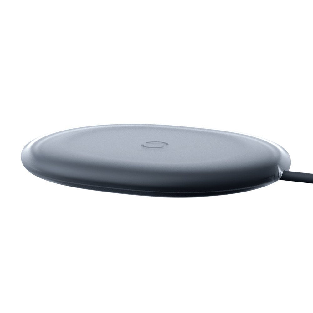 INCARCATOR wireless Baseus Jelly Qi 15W, compatibilitate smartphones, cablu Type-C la USB inclus, negru "WXGD-01" - 6953156223691
