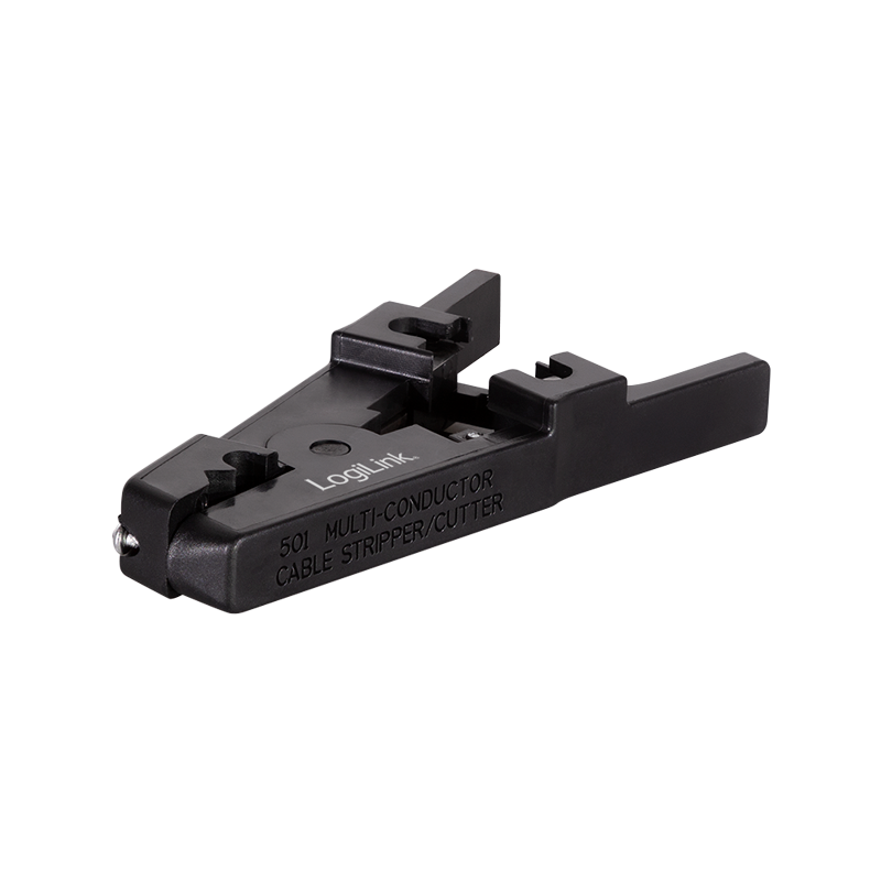 CLESTE dezizolare cablu, LOGILINK, functii: dezizolare cablu, taiere cablu 3.2-9.5mm, surub reglare diametru, negru, "WZ0005"