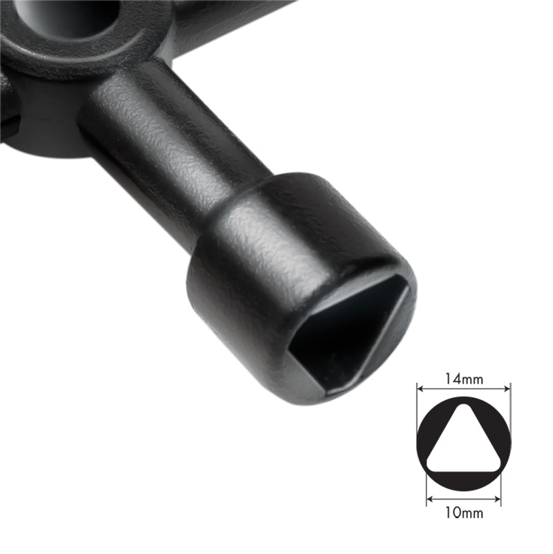 CHEIE UNIVERSALA in cruce Logilink, pentru cabinete, 4 tipuri de cheie, aliaj zinc, black, "WZ0072"
