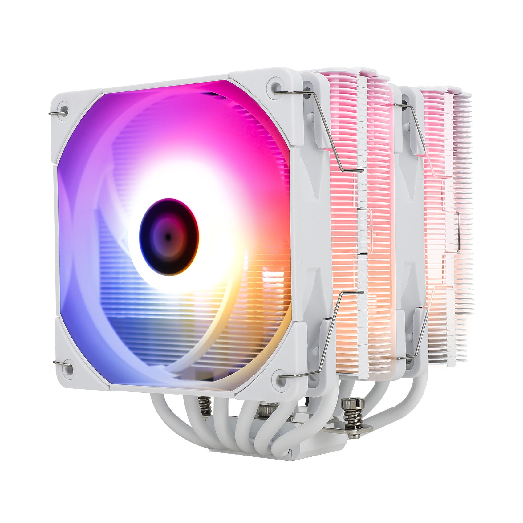COOLER Thermalright "Peerless Assassin 120 White ARGB" dual tower ,skt. Intel si AMD, racire cu aer, vent. 2 x 120mm, 1550 rpm, 6 heatpipes, inaltime 157mm, ARGB,"Peerless Assassin 120 White ARGB"