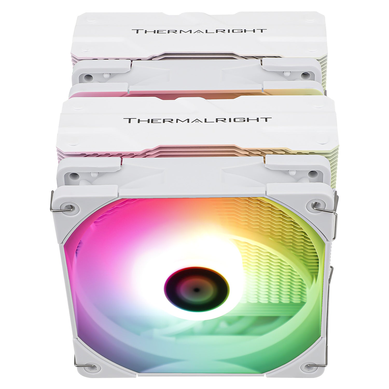 COOLER Thermalright "Peerless Assassin 120 White ARGB" dual tower ,skt. Intel si AMD, racire cu aer, vent. 2 x 120mm, 1550 rpm, 6 heatpipes, inaltime 157mm, ARGB,"Peerless Assassin 120 White ARGB"