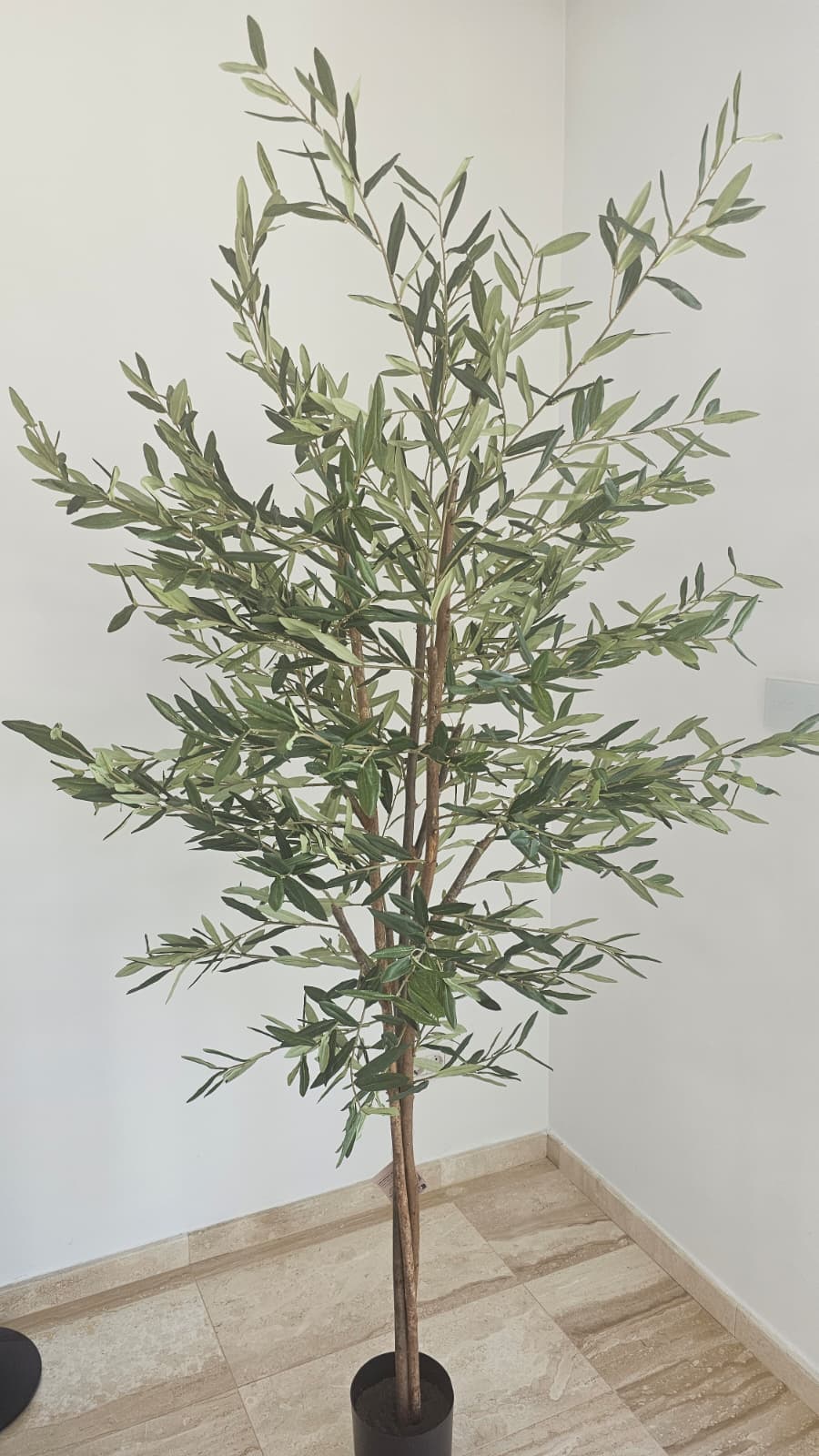 Planta artificiala Atmosphera Maslin decorativ cu ghiveci, 210 cm, verde
