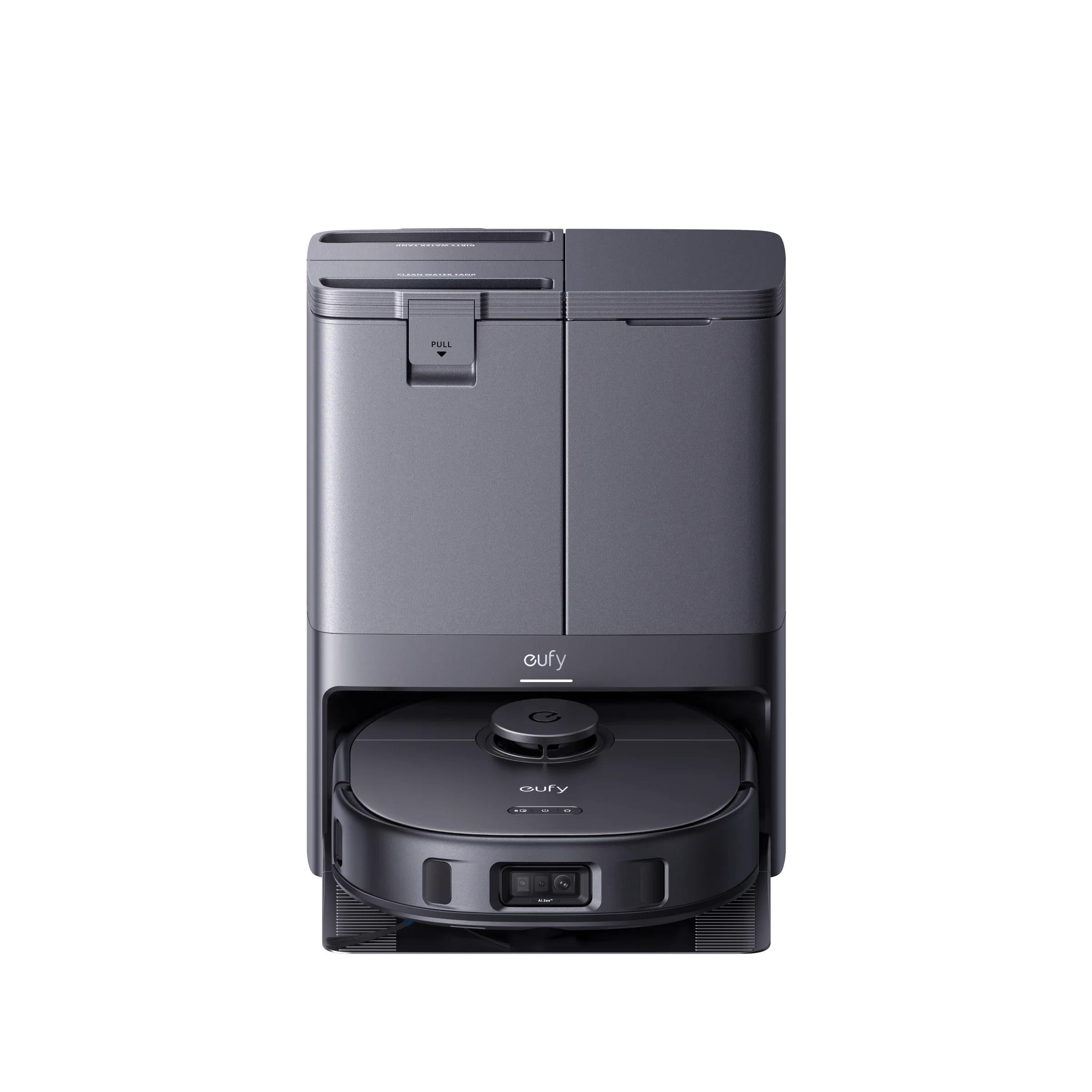 Robot All-in-One Anker "eufy X10 Pro Omni", 8.000 Pa, aspirare uscata si umeda, Wi-Fi, BTH, App, multi-suprafete, volum rezervor 2.5L, negru, "T2351G11" - 194644178093