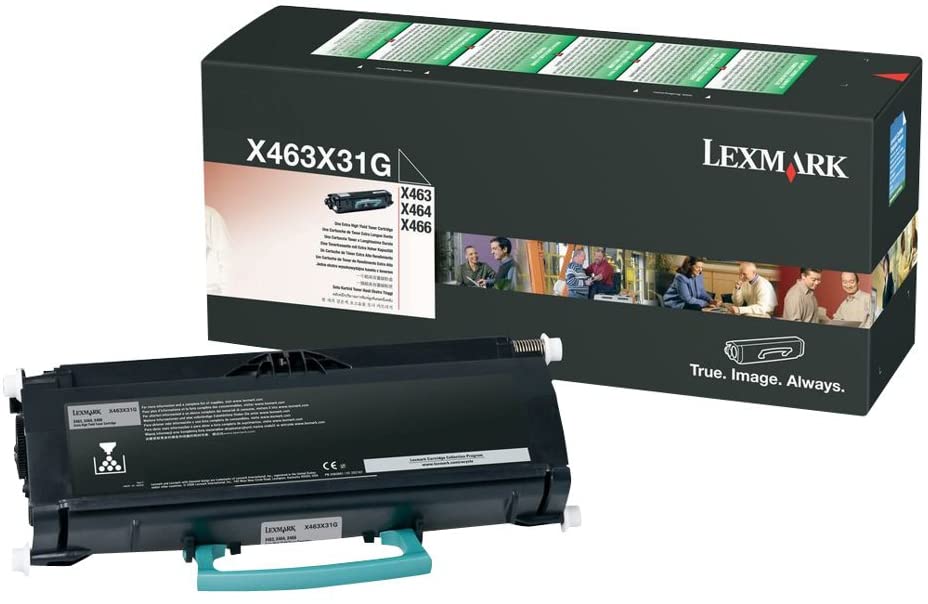 Toner Original Lexmark Black, X463X31G, pentru X463|X464|X466, 15K, 