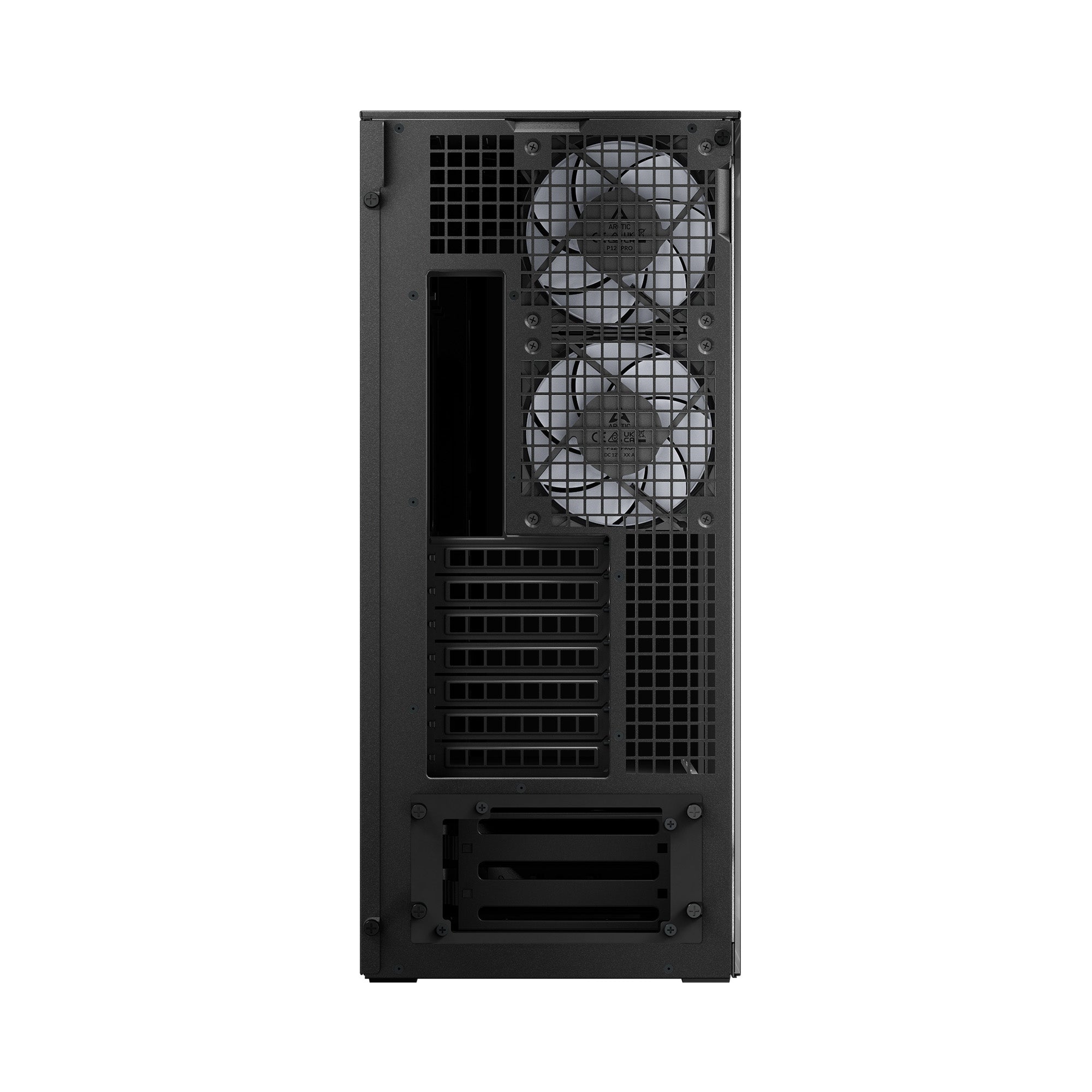 CARCASA Arctic "Xtender Mirror BK VG", mid tower, max 8xfan, 3xP14 ProR ARGB si 2xP12Pro ARGB instalate, PSU shroud 24 LED ARGB, USB-C x 1, USB 3.2 x 2, audio+mic, 7 sloturi expans, negru, "ACPCC00019A"