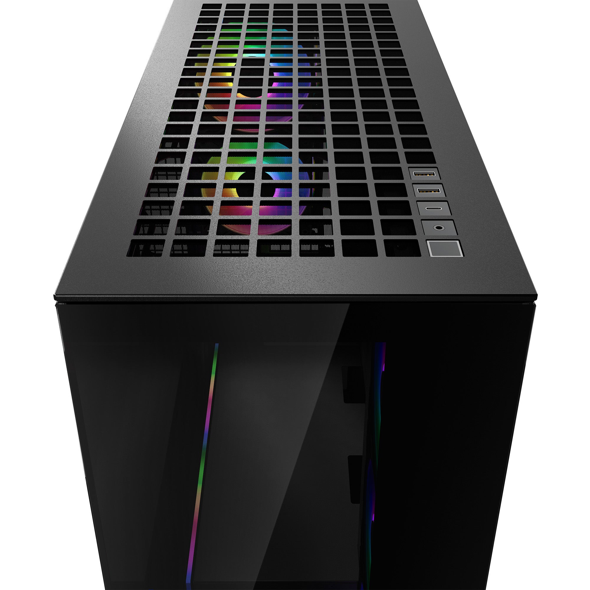 CARCASA Arctic "Xtender", mid tower, max 8xfan, 3xP14 ProR ARGB si 2xP12Pro ARGB instalate, PSU shroud 24 LED ARGB, USB-C x 1, USB 3.2 x 2, audio+mic, 7 sloturi expans, negru, "ACPCC00015A"