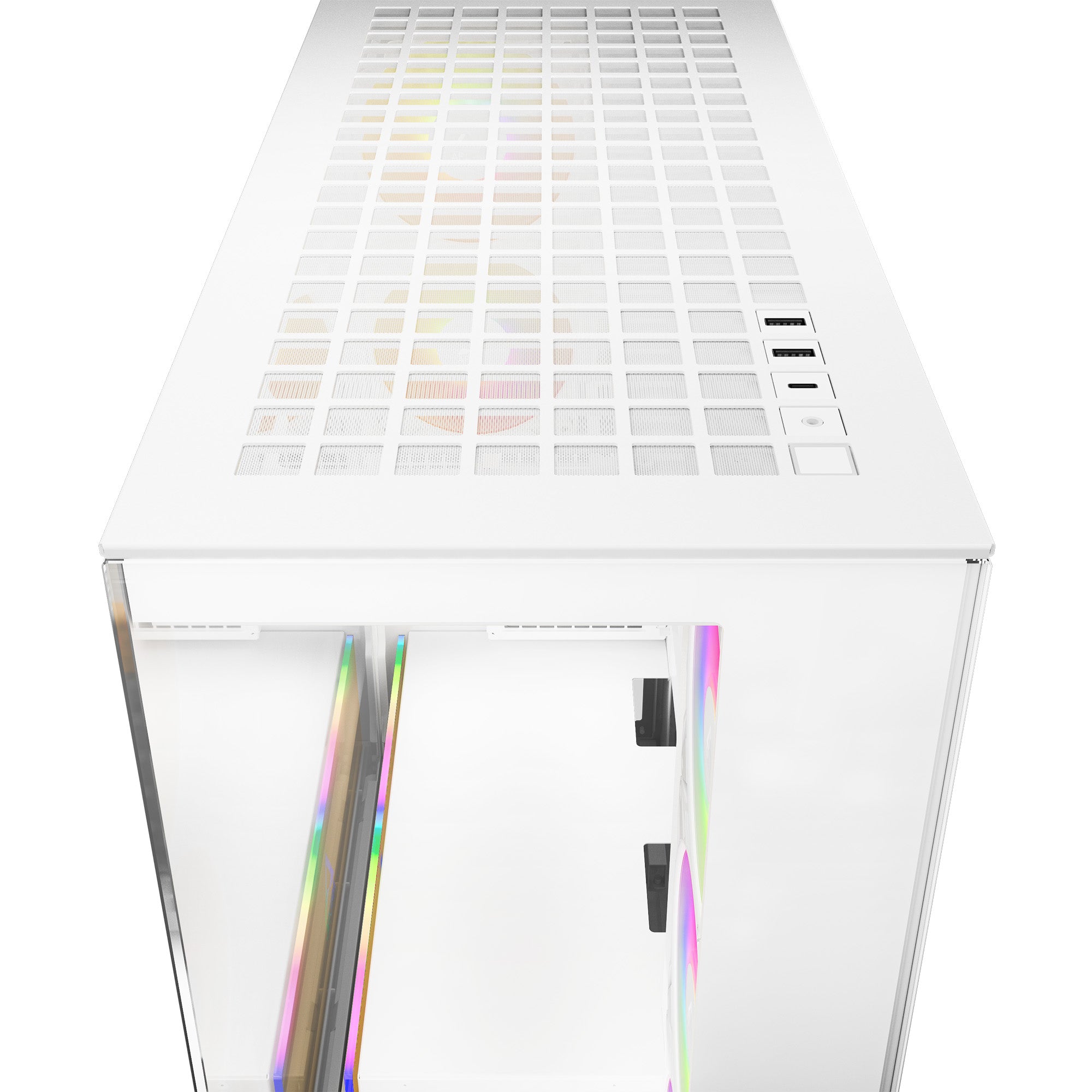 CARCASA Arctic "Xtender Wh", mid tower, max 8xfan, 3xP14 ProR ARGB si 2xP12Pro ARGB instalate, PSU shroud 24 LED ARGB, USB-C x 1, USB 3.2 x 2, audio+mic, 7 sloturi expans, alb, "ACPCC00014A"
