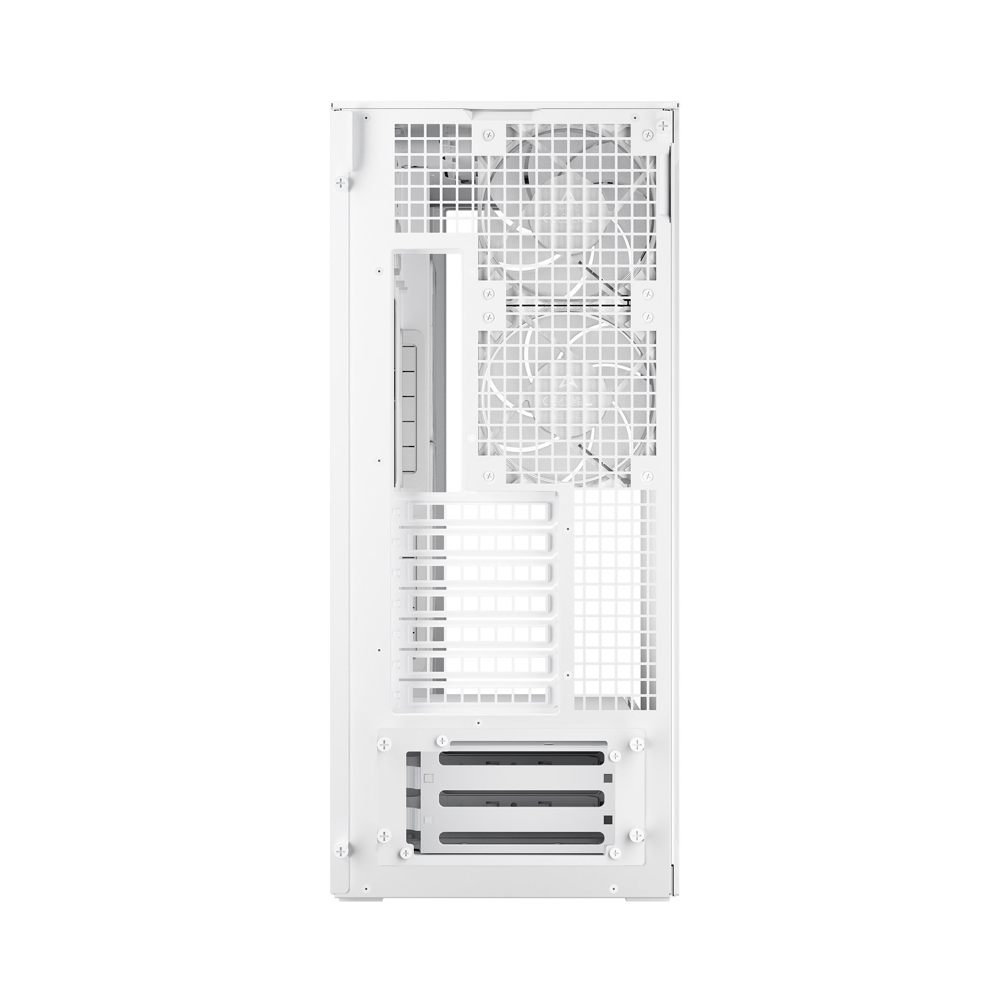 CARCASA Arctic "Xtender Wh", mid tower, max 8xfan, 3xP14 ProR ARGB si 2xP12Pro ARGB instalate, PSU shroud 24 LED ARGB, USB-C x 1, USB 3.2 x 2, audio+mic, 7 sloturi expans, alb, "ACPCC00014A"