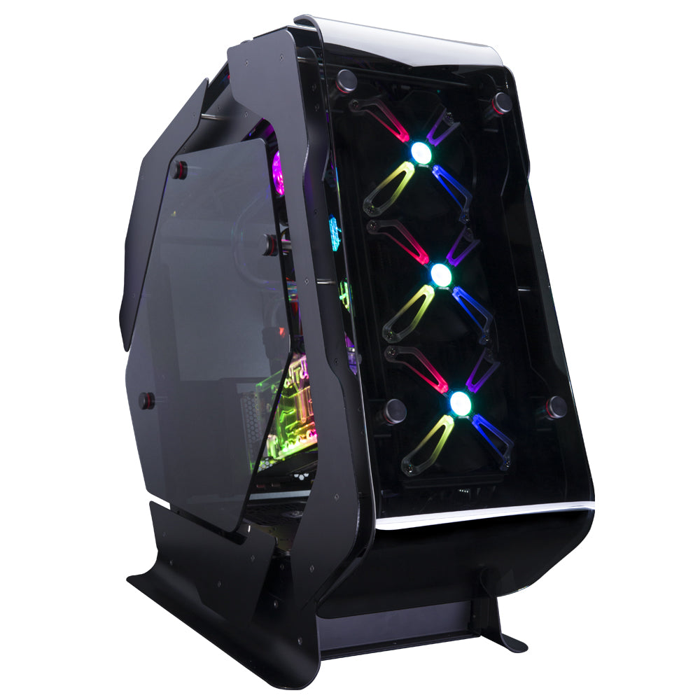 CARCASA Zalman "Z-Machine", middle tower, gaming, fara sursa, , 5xfan inclus, , USB Type-C x 1, USBx4, audio+mic, 7 sloturi expansiune, negru, "Z-Machine 500"