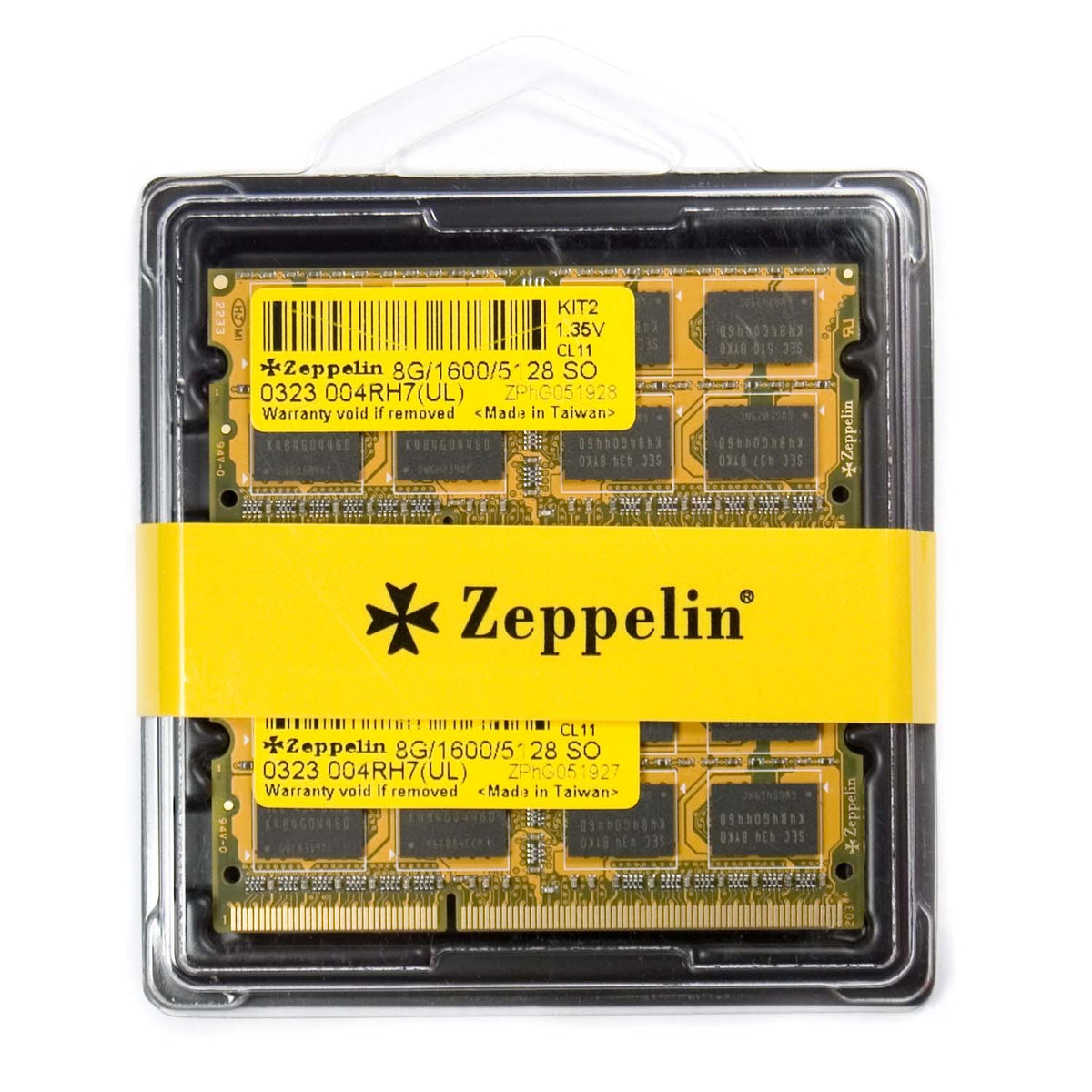 MEMORIE SODIMM Zeppelin DDR3 16GB frecventa 1600 MHz, (kit 2 x 8GB), low voltage, retail 