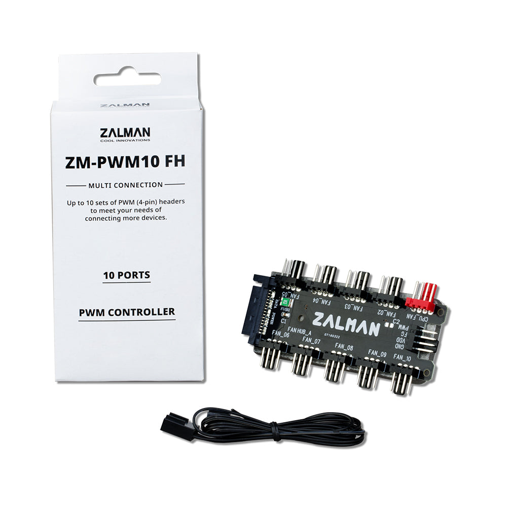 Fan HUB Zalman, 10 port x 4-pin PWM, SATA 12V, "ZM-PWM10 FH"