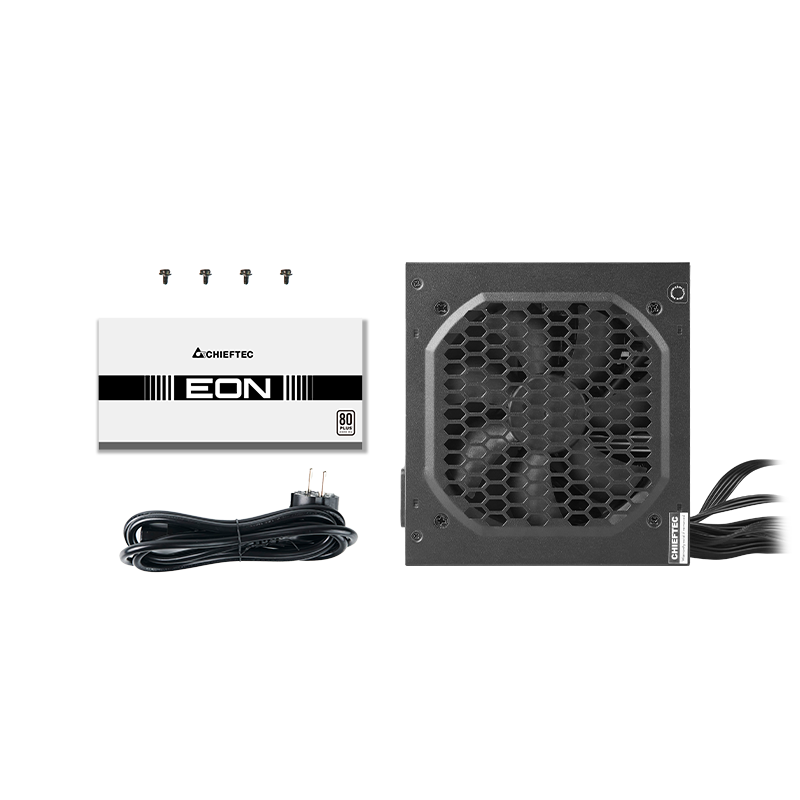 SURSA Chieftec EON series 700 W, non-modulara, certificare 80 Plus, ventilator 120mm, PCI-E 6+2 pin x 4, SATA x 4, "ZPU-700S"