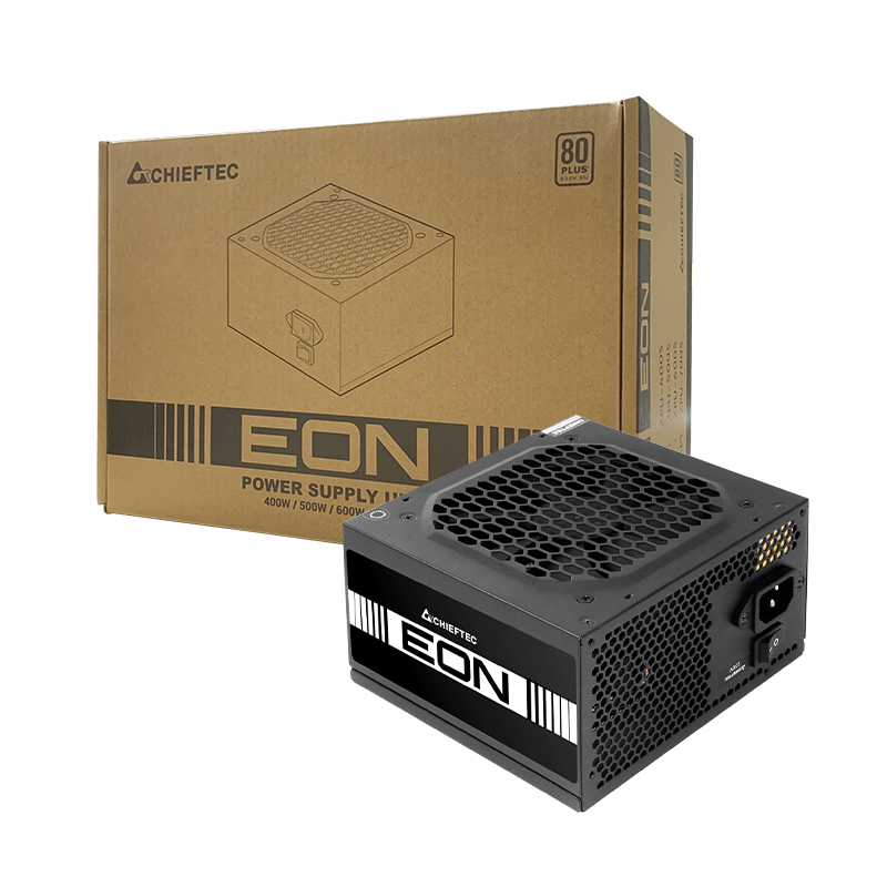 SURSA Chieftec EON series 700 W, non-modulara, certificare 80 Plus, ventilator 120mm, PCI-E 6+2 pin x 4, SATA x 4, "ZPU-700S"