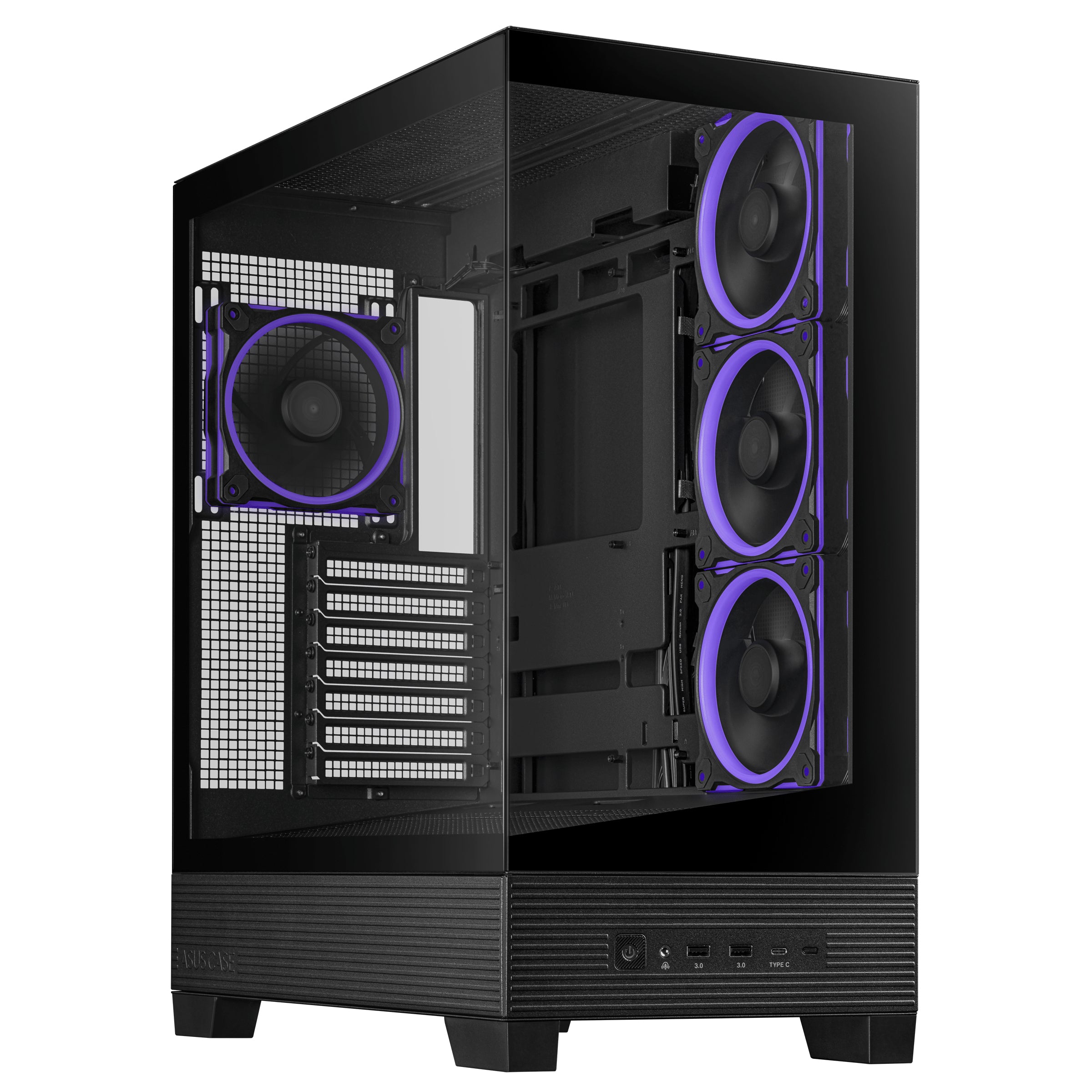 Carcasa Asus A31 PLUS ARGB BLACK "A31 PLUS TG ARGB BLACK"