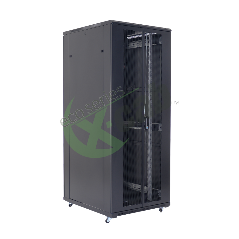 CABINETE Xcab metalic de podea 19", tip rack stand alone, 42U 800x1200 mm, Eco Xcab A3 MD "A381242-MD.9004"