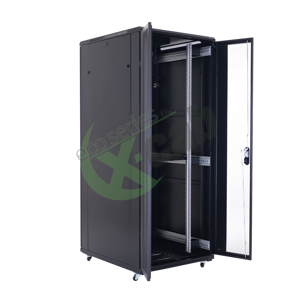 CABINETE Xcab metalic de podea 19", tip rack stand alone, 42U 800x1200 mm, Eco Xcab A3 MD "A381242-MD.9004"