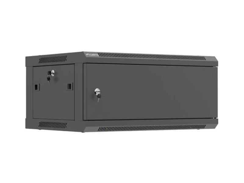 Lanberg Dulap rack de perete 19", 4U negru
