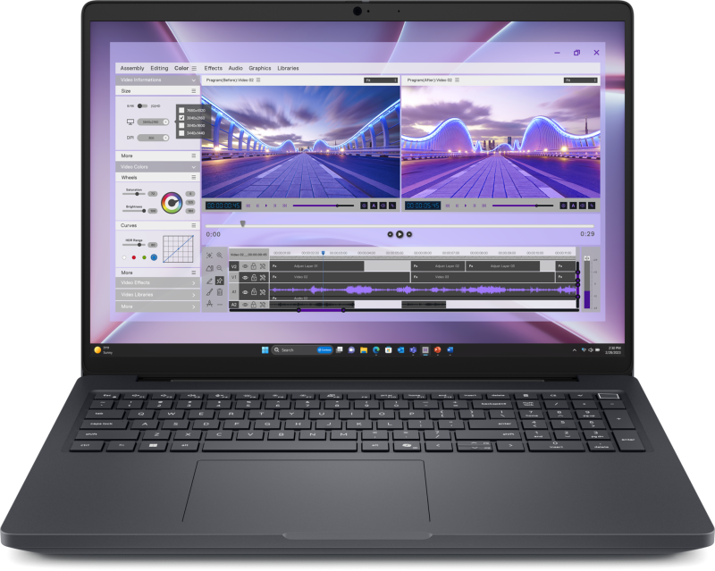 Laptop Workstation DELL Pro Max 16, cu procesor Intel Core Ultra 7 265H, 16'' WVA, 32 GB DDR5, 1 TB SSD, NVIDIA RTX PRO 500 Blackwell 6GB GDDR7, Windows 11 Pro, 3 ani Garantie