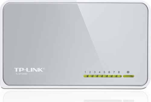 SWITCH TP-LINK 8 porturi 10/100Mbps, carcasa plastic "TL-SF1008D"