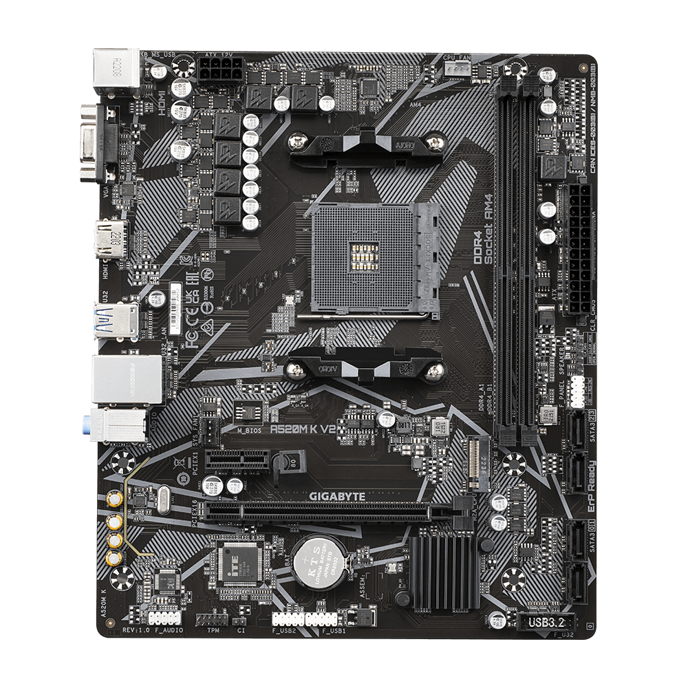 MB Gigabyte A520M K V2 AM4 DDR4 "A520M K V2"