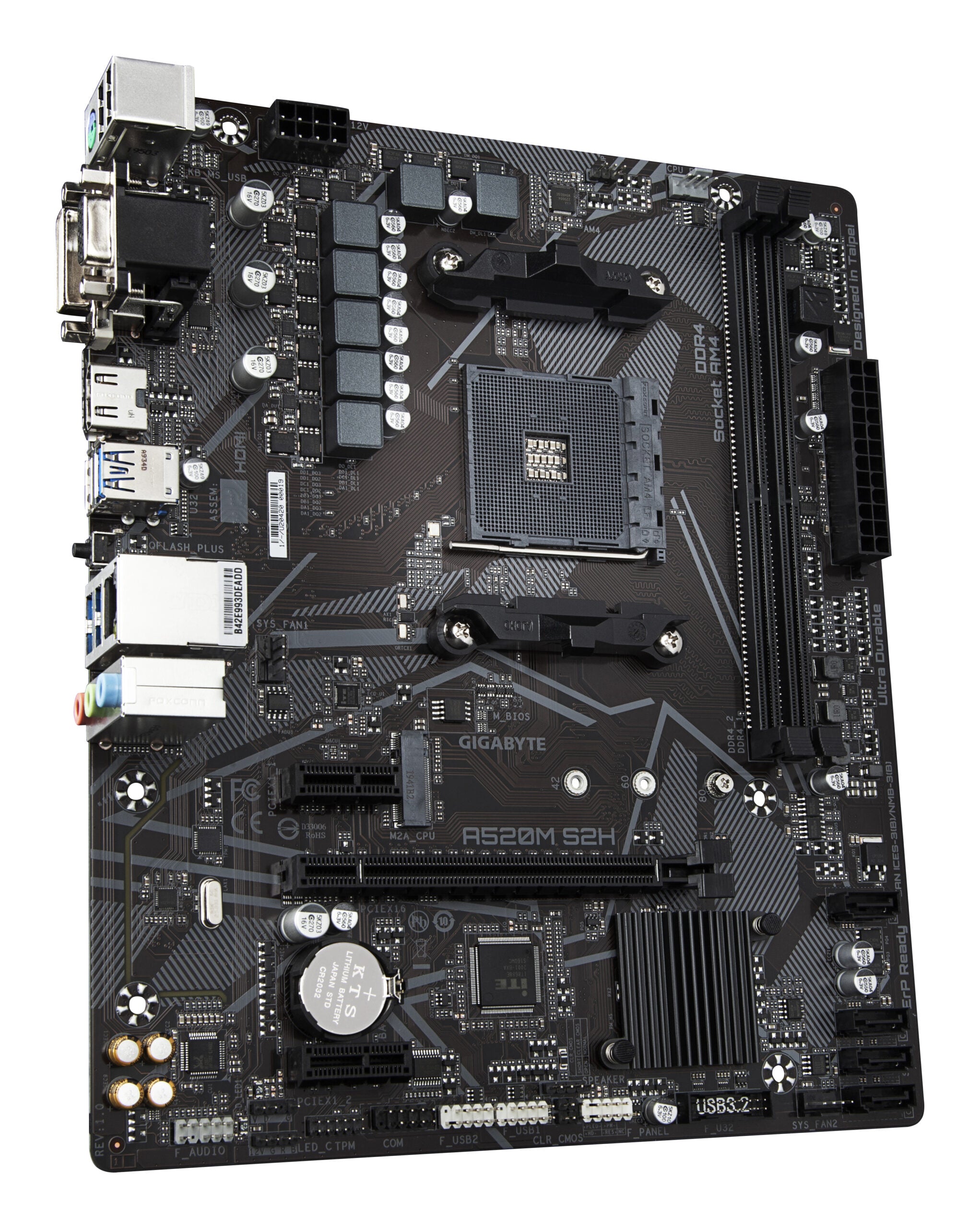 Placa de baza Gigabyte A520M S2H motherboard Socket AM4 micro ATX "A520M S2H (rev. 1.0)"